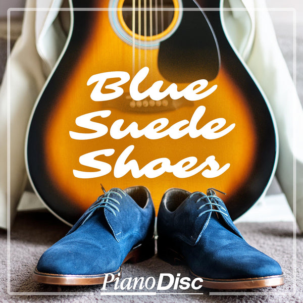 Zapatos de gamuza azul