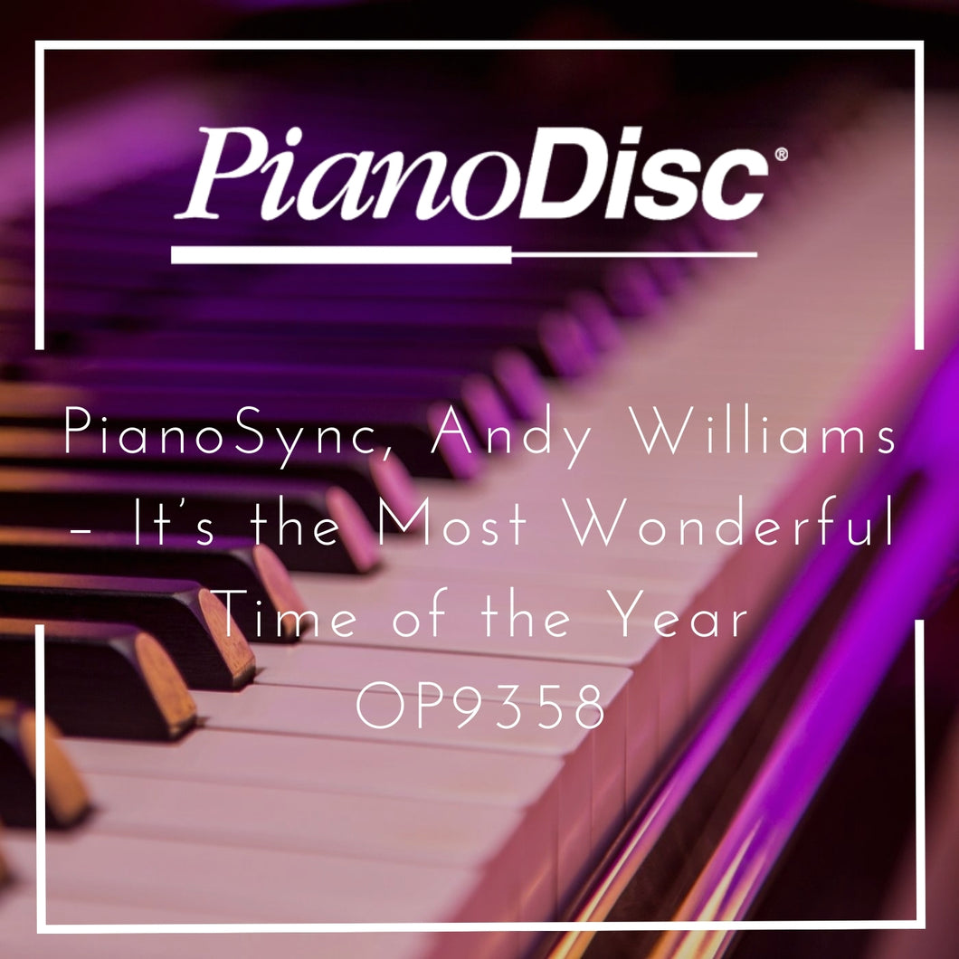 PianoSync, Andy Williams – It’s the Most Wonderful Time of the Year
