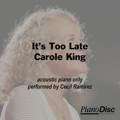 It's Too Late - Carole King