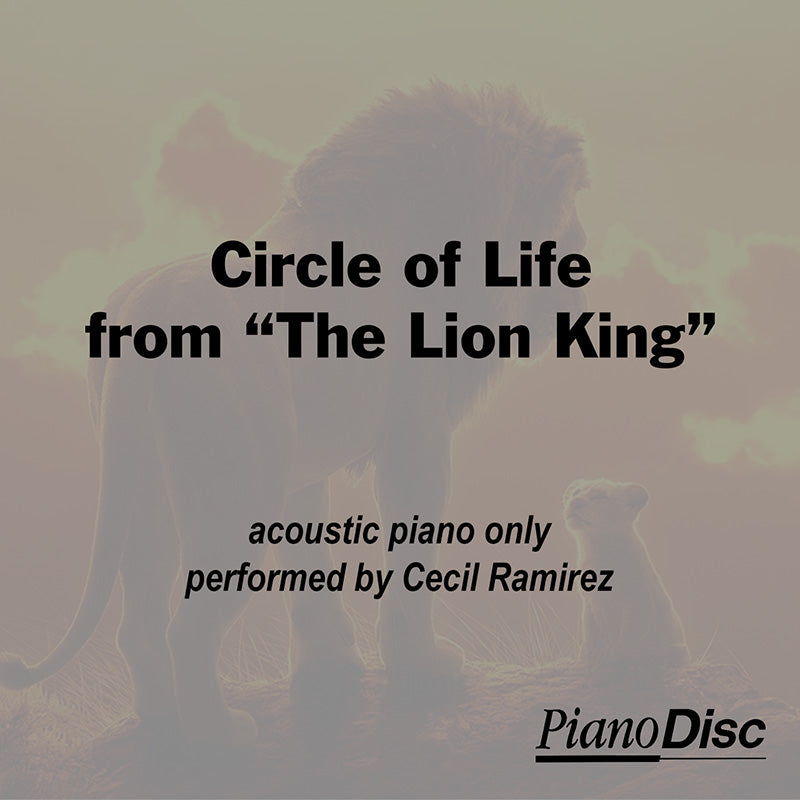 El círculo de la vida - de El Rey León
