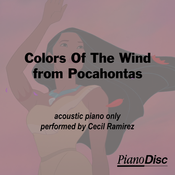 Colors of the Wind - Pocahontas